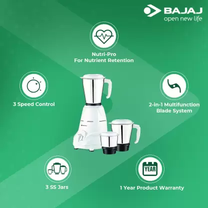 Bajaj Rex Mixer Grinder