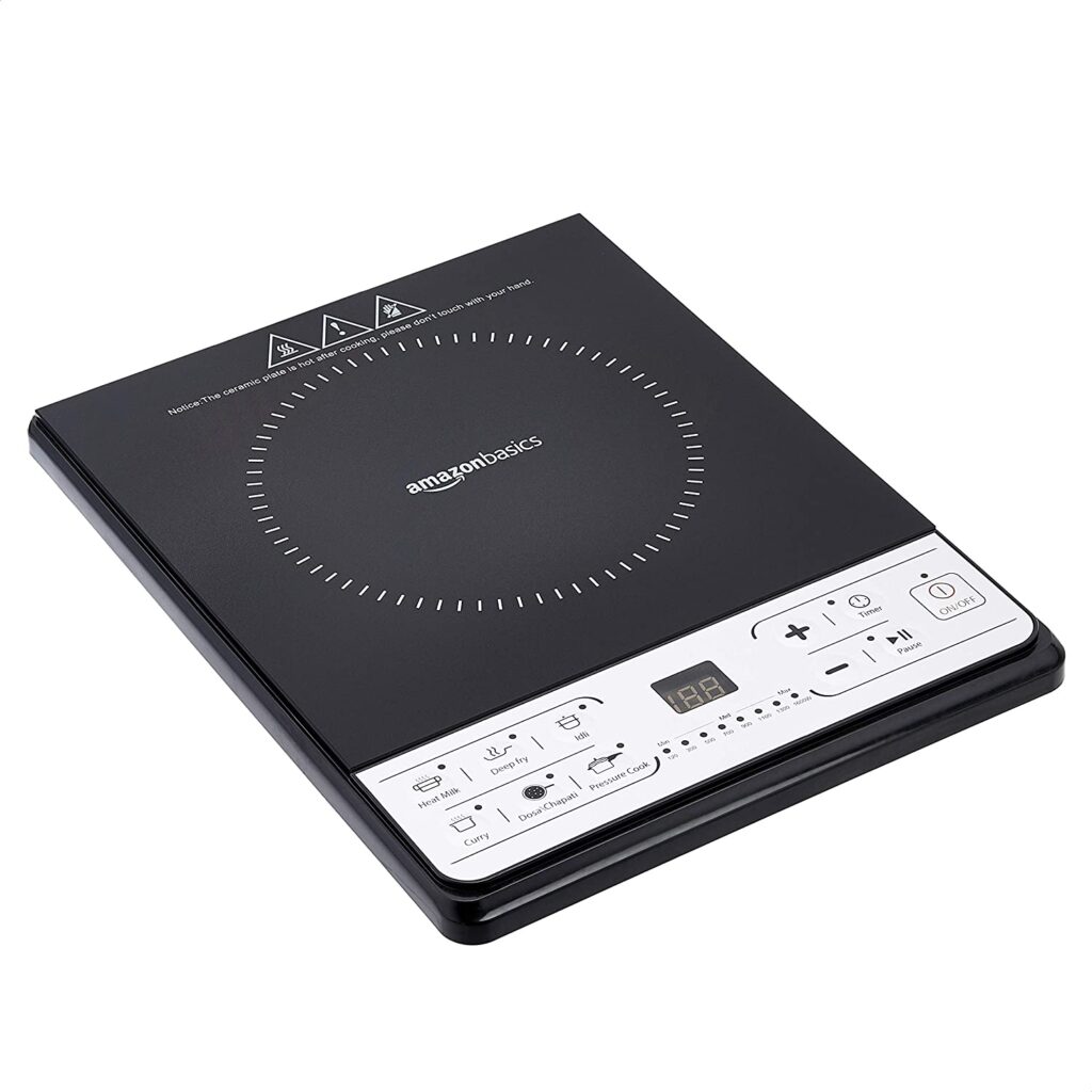 AmazonBasics induction cooktop 1600 watts