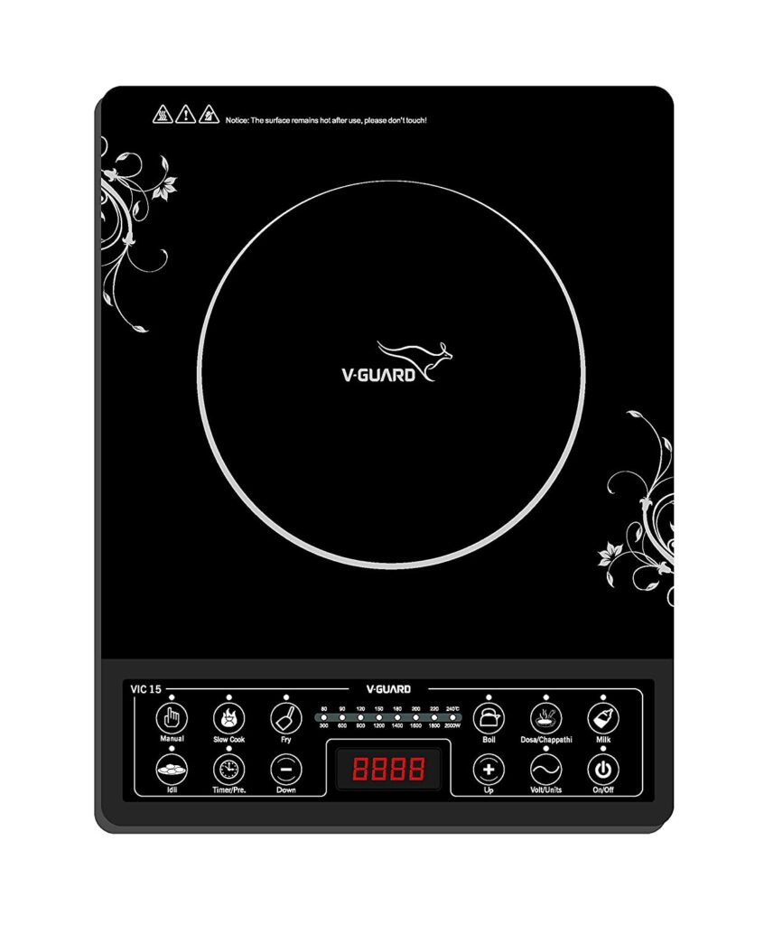 V-Guard VIC – 15 2000-watt induction cooktop