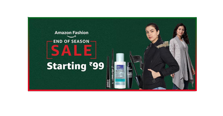 Amazon Fashion End of Season Sale Starting at Rs.99