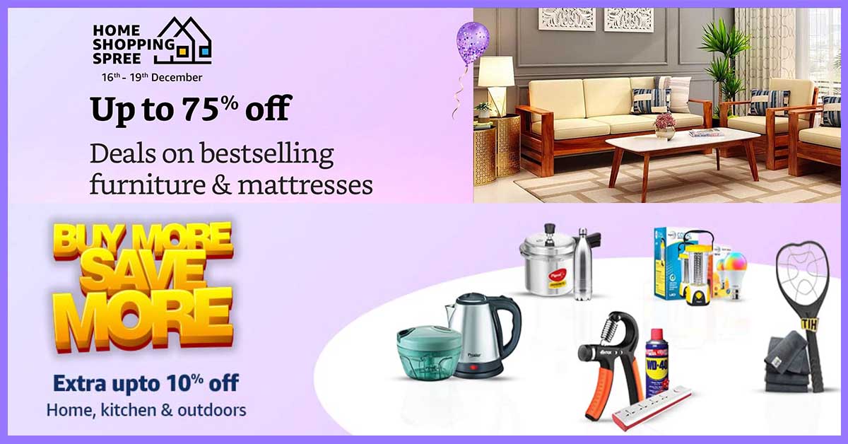 Best Deals on Amazon Home Shopping Spree Sale