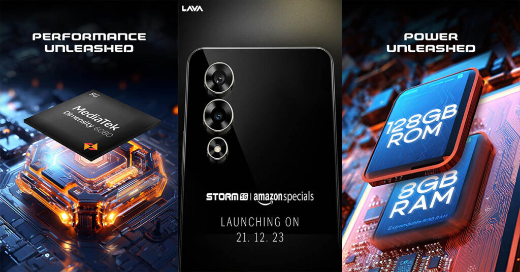 Lava Storm 5G Smartphone, Lava Storm 5G, 5G smartphone, budget 5G, MediaTek Dimensity 6080