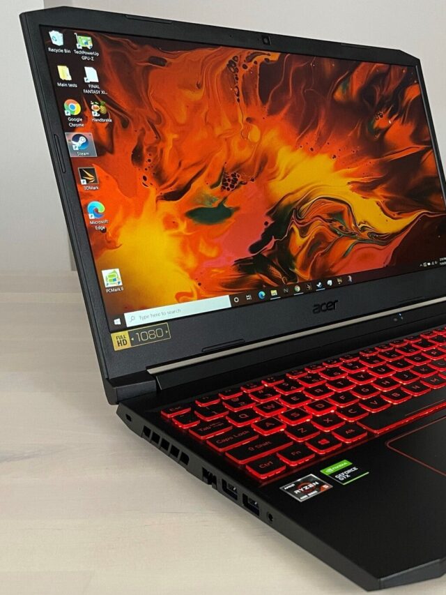 Acer Nitro 5 gaming laptop: with 12th Gen Intel Core i5 processor.