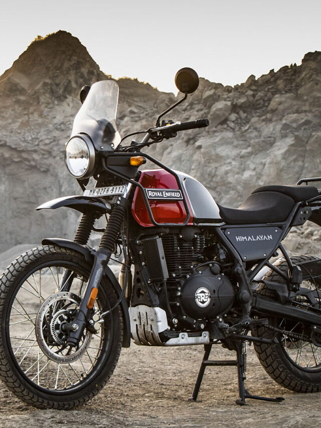 Royal Enfield Himalayan: a adventure bike with a 411cc BS6 engine.